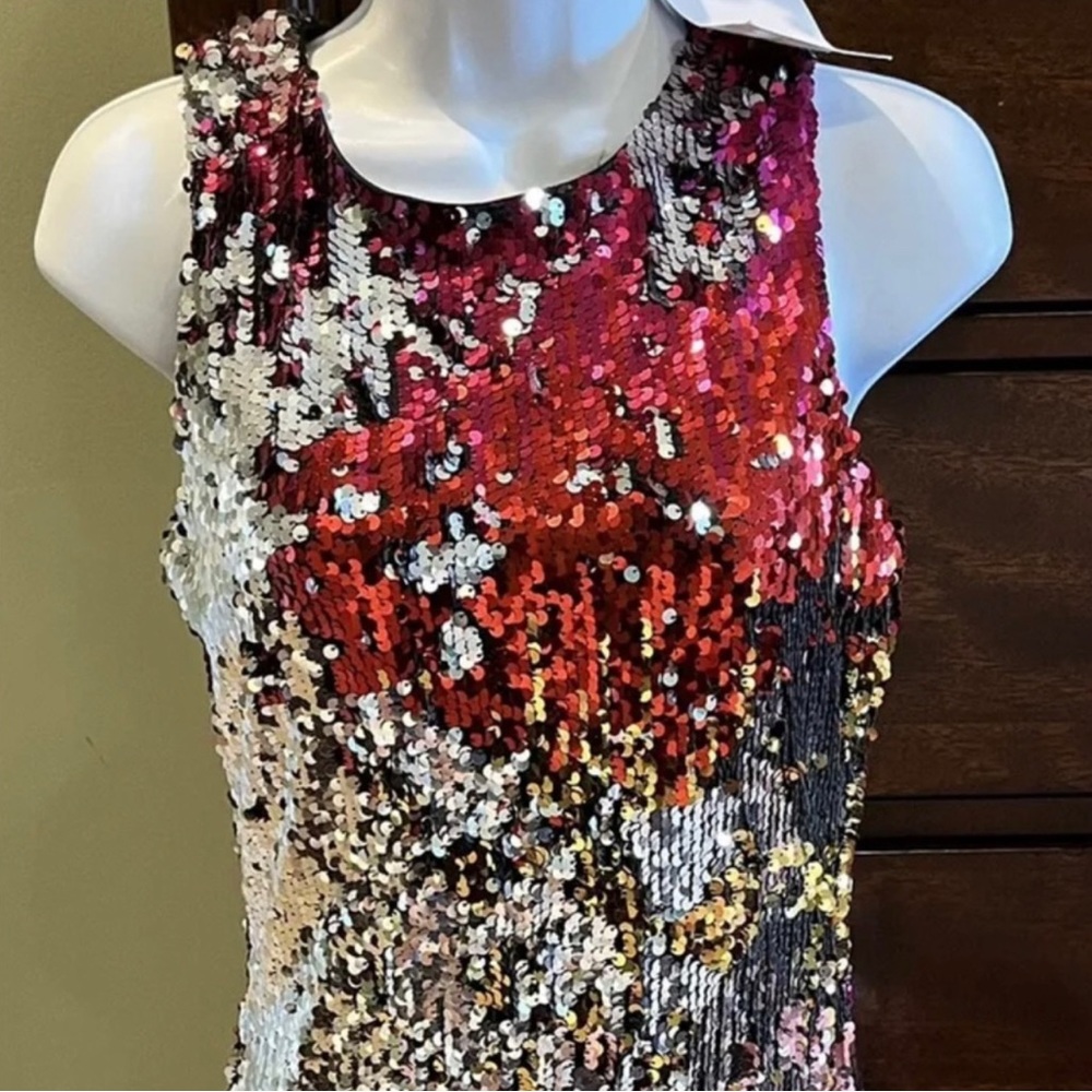 Badgley Mischka Sequin Dress